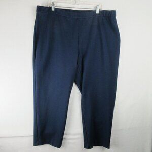 Susan Graver Pull On Navy Pant Size 2XL